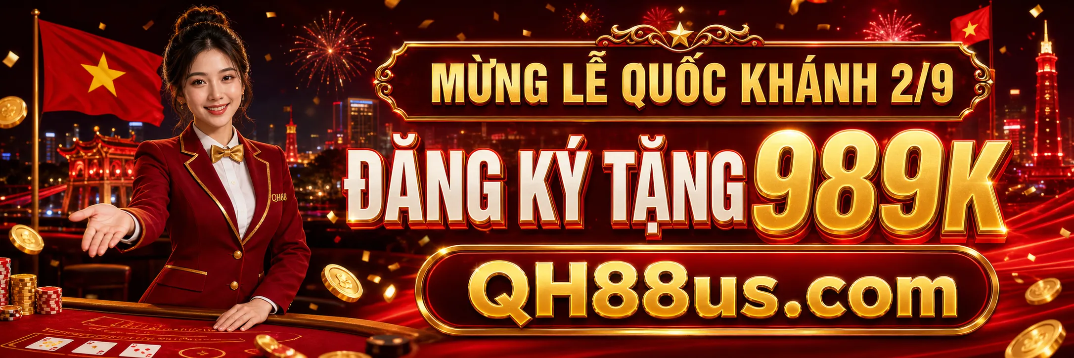 QH88 khuyến mãi lễ quốc khánh